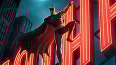 BATMAN: CAPED CRUSADER Poster Features The Dark Knight Watching Over 1940s Gotham City