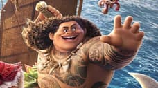 Moana Standee Shows Dwayne Johnson Looking A Lot More Like Maui (Questionable Wig, And All)