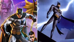 CRISIS ON INFINITE EARTHS - PART THREE Teaser Reveals First Look At BATMAN: THE ANIMATED Series Reunion
