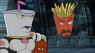 AQUA TEEN FOREVER: PLANTASM - Master Shake & Meatwad Find New Homes In This Brand New Clip