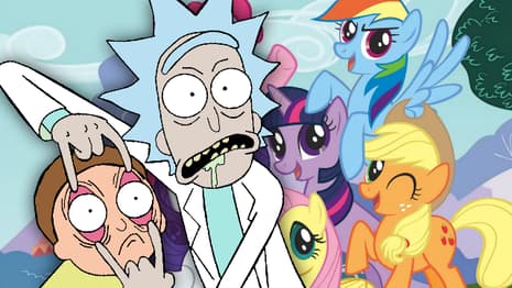 RICK AND MORTY Both Recently Made A Strange Cameo Appearance In MY LITTLE PONY. Yes, seriously.