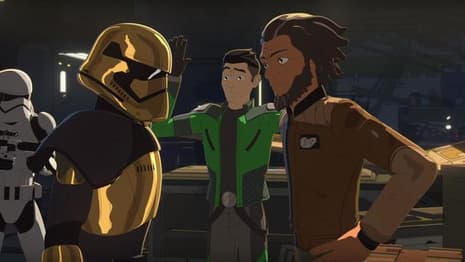 STAR WARS RESISTANCE: The First Order Try To Arrest Kaz In A New Clip From Season 1, Episode 20: Descent