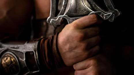 MASTERS OF THE UNIVERSE SDCC Display Reveals First Look At He-Man's Sword & Skeletor's Staff