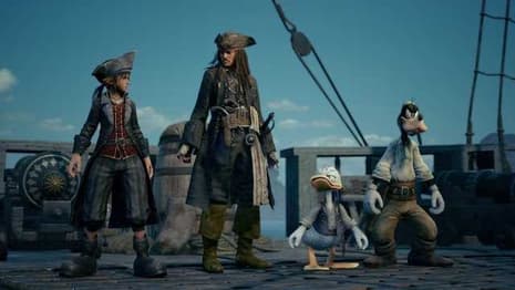 The PIRATES OF THE CARIBBEAN Are The Focus Of This New Artwork For KINGDOM HEARTS III