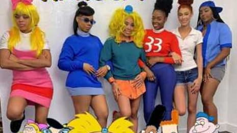 These Girls Dressed as HEY ARNOLD Characters for Halloween
