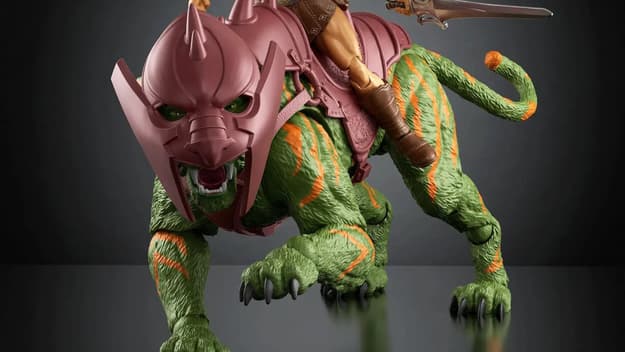 MASTERS OF THE UNIVERSE Action Figures Unveil Official Designs For Battle Cat, Trap Jaw, Ram Man And More
