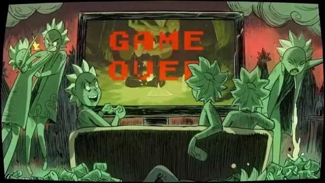 RICK AND MORTY'S Offical Twitter Account Shares A Strangely Animated Video Titled RICK'S GAME