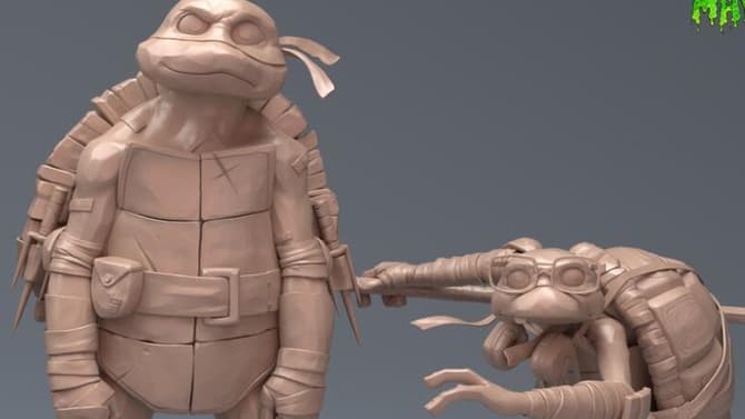 TMNT: MUTANT MAYHEM Early Character Design Sculpts Reveal Alternate Takes On The Four Turtles