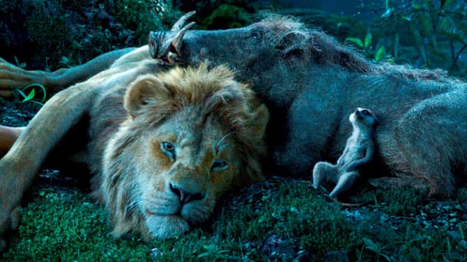 THE LION KING: This New Clip From The Upcoming Remake Introduces Seth Rogen's Pumbaa & Billy Eichner's Timon