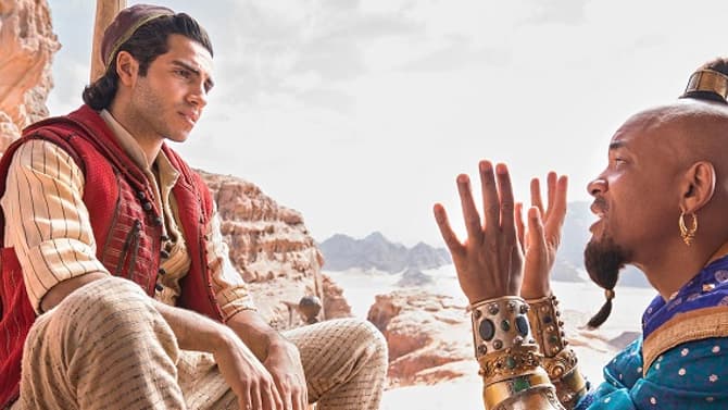 EW Reveals A First Look At Disney's Live-Action ALADDIN Movie Including Will Smith's Genie