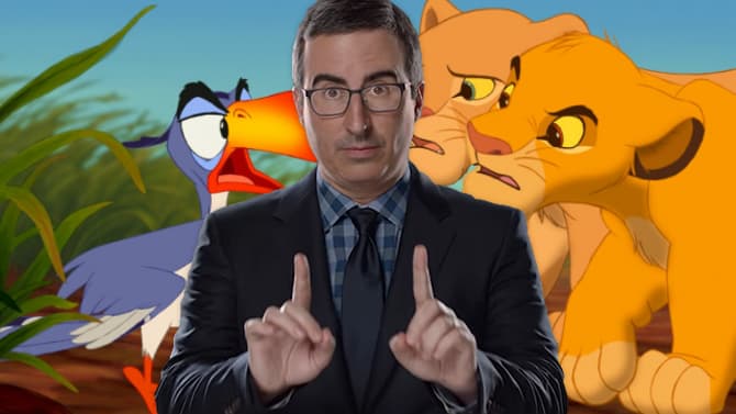 THE LION KING Remake Zazu Voice Actor John Oliver On Disney's Threatening Secrecy Regarding The First Trailer