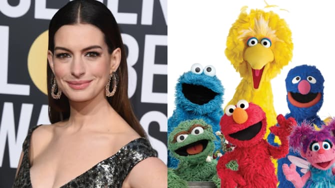 The Release Date Of Anne Hathaway's Upcoming SESAME STREET Movie Has Been Pushed Back To June 4th, 2021