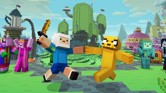 An Upcoming Episode Of ADVENTURE TIME Will See The Gang Enter The Land Of Popular Video Game MINECRAFT