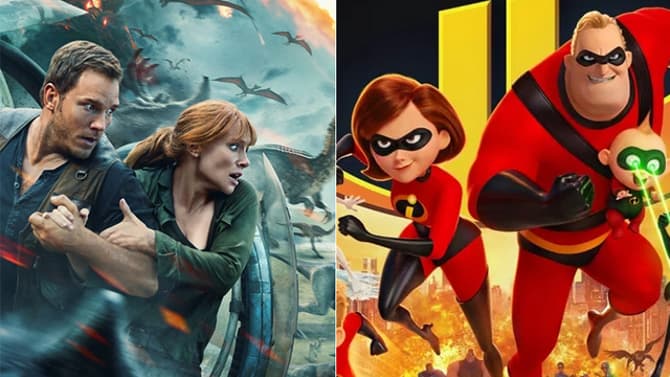 INCREDIBLES 2 Tracking For A $93M USD Second Weekend, Will Take A Bite Out Of JURASSIC WORLD: FALLEN KINGDOM