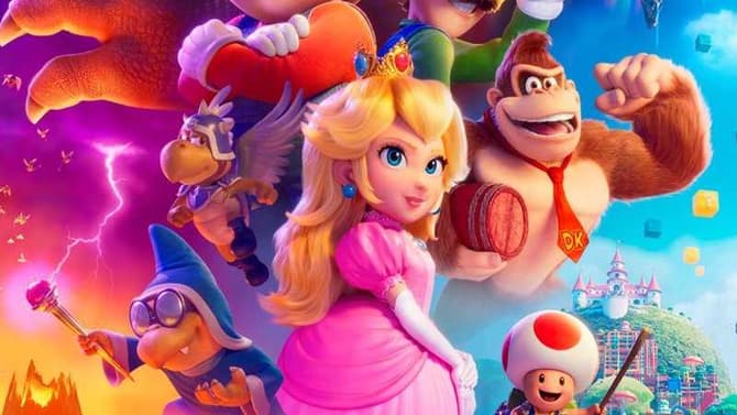 THE SUPER MARIO BROS. MOVIE Poster Teases Iconic Characters, Familiar Locations...And Mario Kart!