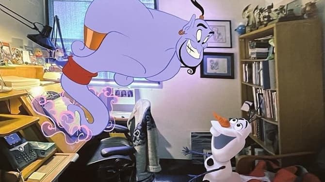 ONCE UPON A STUDIO Creative Team Reveals How Brought Back Robin Williams' Genie; New Clip Sees Him Meet Olaf