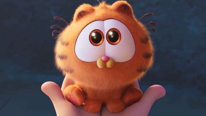 GARFIELD Trailer Introduces Chris Pratt's Lasagne-Loving Feline, Baby Garfield, And Even Garfield's Dad!