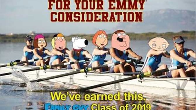 FAMILY GUY Took Shots At College Admissions Scandal With Latest Emmy Advert