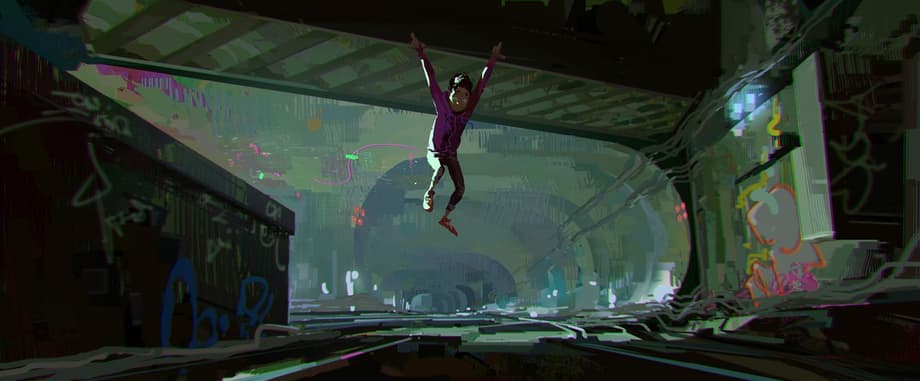 Concept art from Spider-Man: Into the Spider-Verse