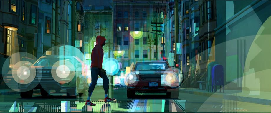 Concept art from Spider-Man: Into the Spider-Verse