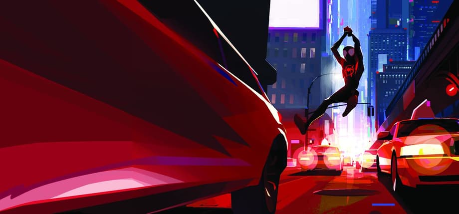 Concept art from Spider-Man: Into the Spider-Verse