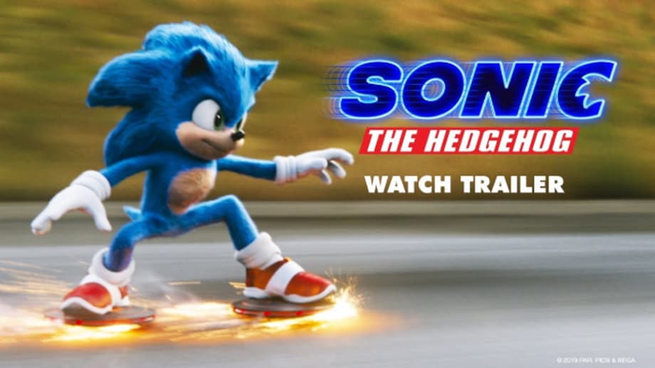 SONIC THE HEDGEHOG: New Movie Trailer Shows Off The Titular Speedster's Cute, New Look