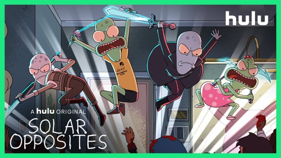 SOLAR OPPOSITES: The First Season Of Justin Roiland's New Animated Series Is Now Streaming On Hulu