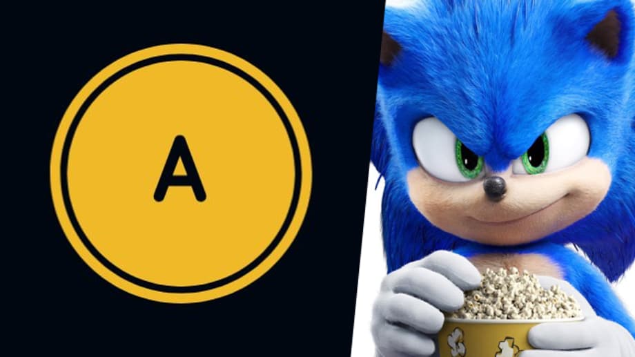 The New, Live-Action SONIC THE HEDGEHOG Movie Earns An Impressive CinemaScore Grade