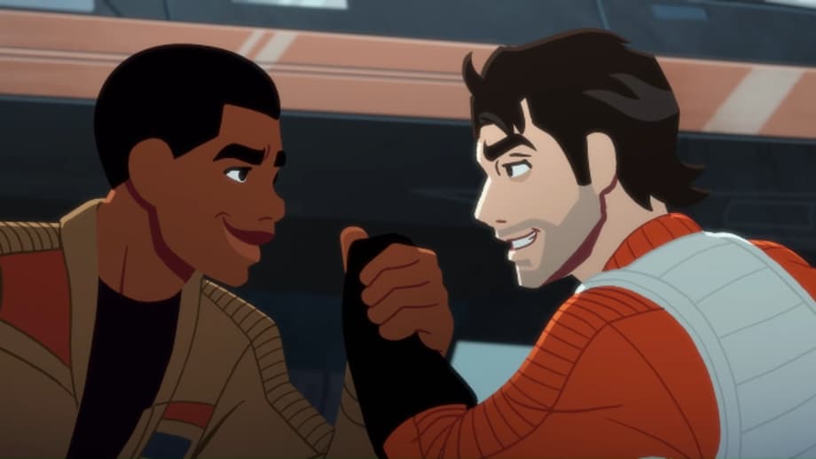 Newest STAR WARS GALAXY OF ADVENTURES Animated Short Is All About Finn & Poe's Bromance