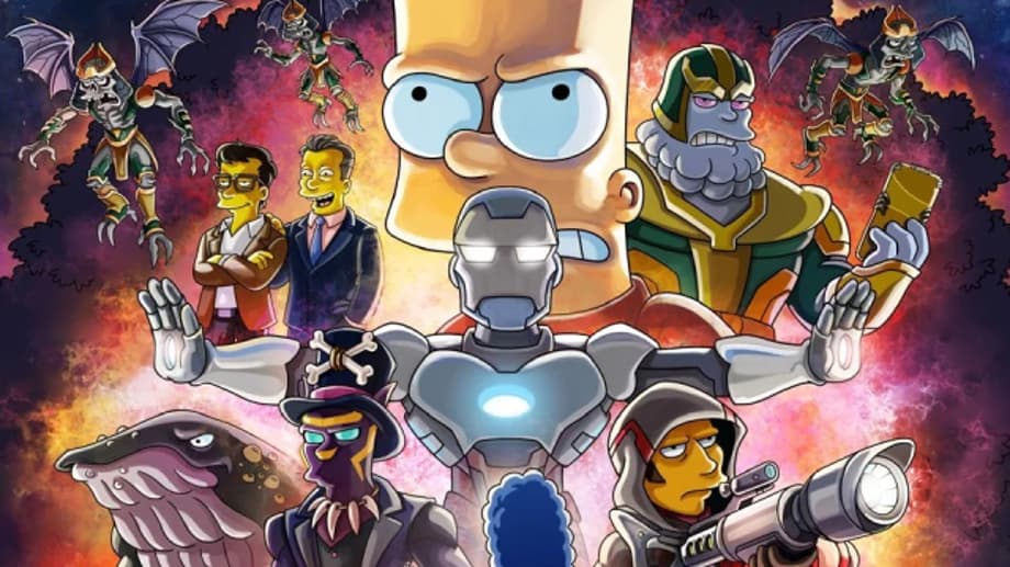 THE SIMPSONS: New Poster For Upcoming &quot;Bart The Bad Guy&quot; Episode Pays Tribute To AVENGERS: ENDGAME