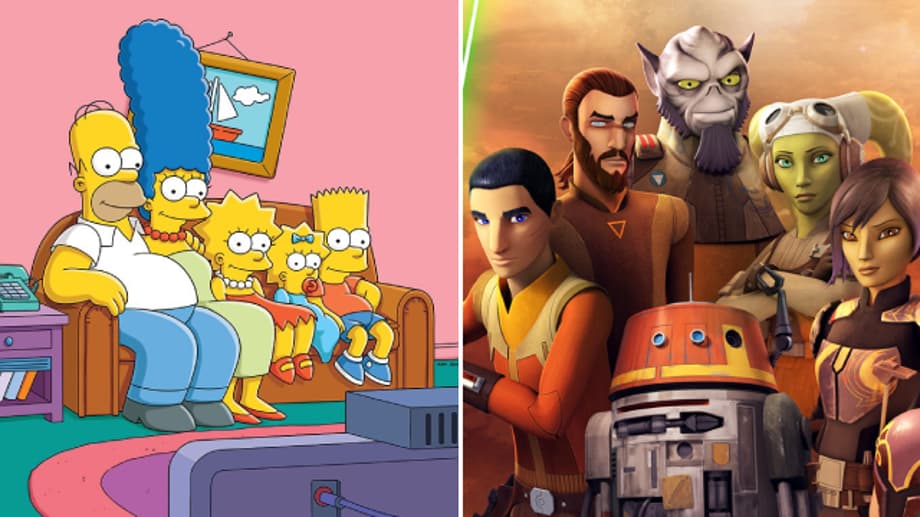 THE SIMPSONS And STAR WARS REBELS Are Reportedly The Most Anticipated Existing Shows That Will Be On Disney+