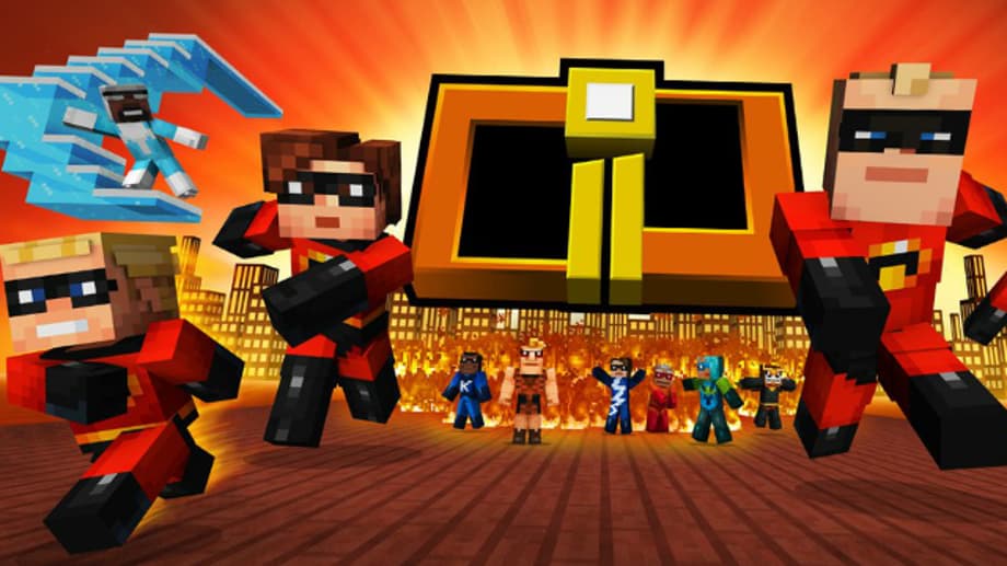 Disney-Pixar & Mojang Have Teamed Up To Bring 42 New Skins To MINECRAFT All Based On THE INCREDIBLES 1 & 2