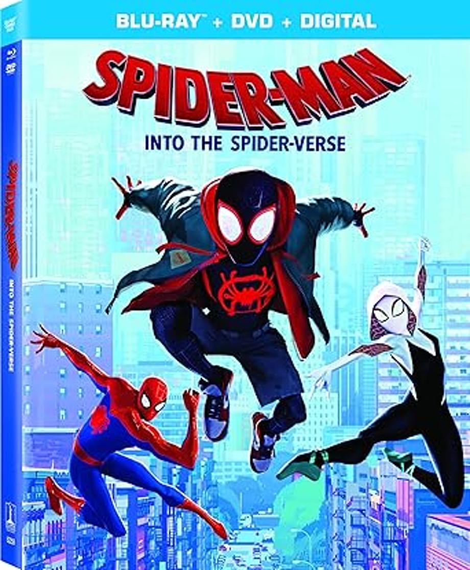 Image result for spider-man into the spider verse blu-ray