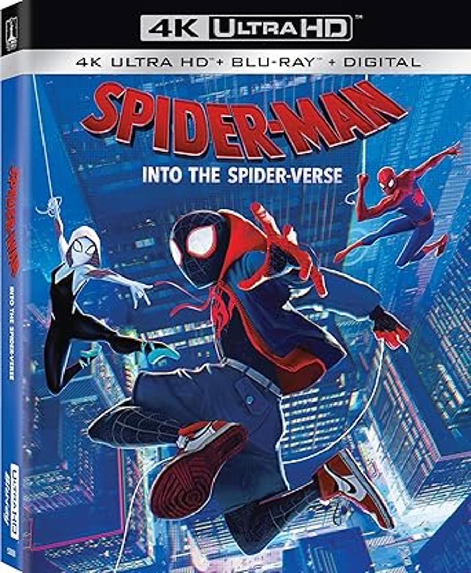 Image result for spider-man into the spider verse blu-ray