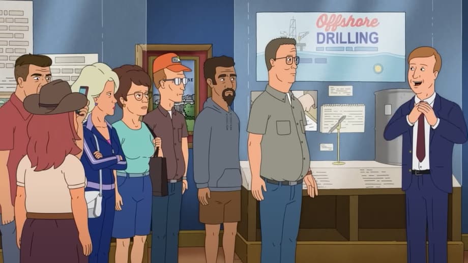 New KING OF THE HILL Clip Finds Hank Having The Time Of His Life At The George W. Bush Presidential Museum