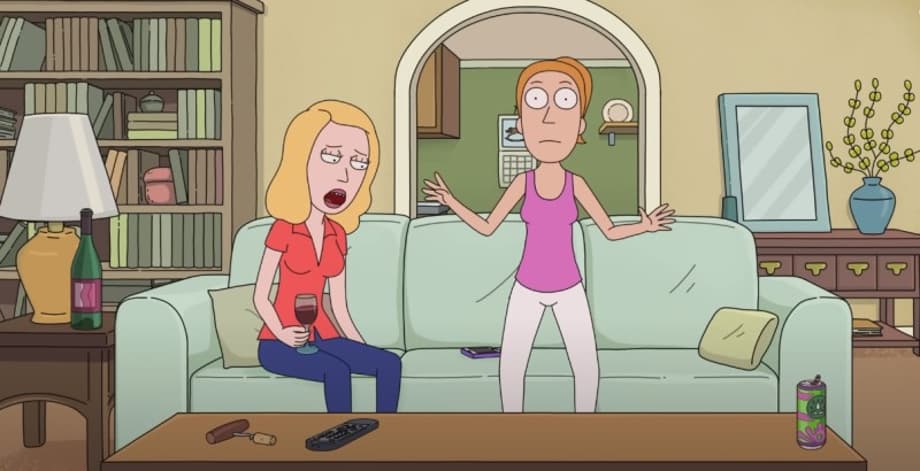 RICK AND MORTY'S Beth And Summer Ponder What Fans Will See In New Season 7 Promo