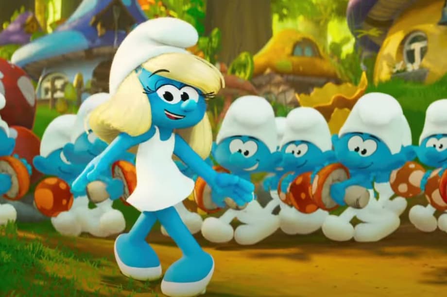 SMURFS: Check Out The First Trailer For Paramount's Musical Reboot Featuring Rihanna As Smurfette