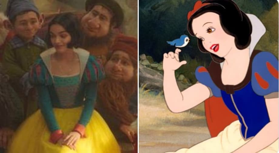 SNOW WHITE First Official Look Features Rachel Zegler's Princess And The Seven... Dwarfs!?