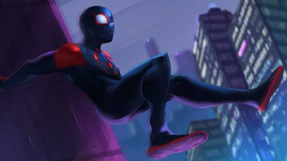 SPIDER-MAN: INTO THE SPIDER-VERSE: Fan-Art Imagines If Miles Morales Was Infected By The Venom Symbiote