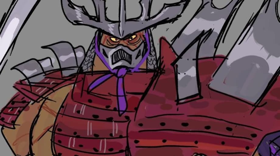 TMNT: MUTANT MAYHEM Concept Art Spotlights INSANE Character Designs For The Shredder - SPOILERS