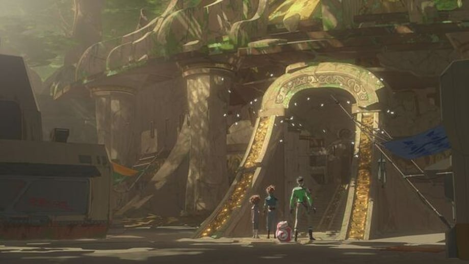 STAR WARS RESISTANCE: Kaz Finds A Force Temple In A New Clip From Season 2, Episode 7: "The Relic Raiders"