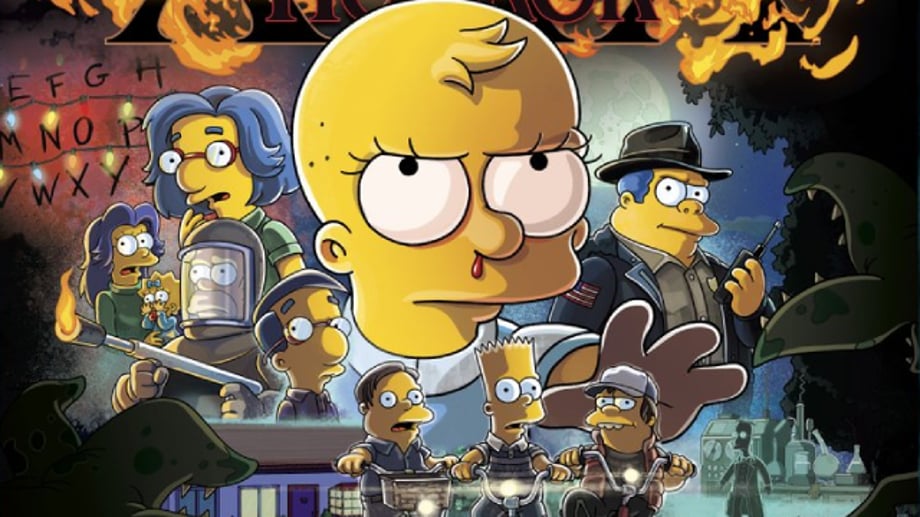 THE SIMPSONS: New "Treehouse of Horror" Poster Parodies STRANGER THINGS & THE SHAPE OF WATER