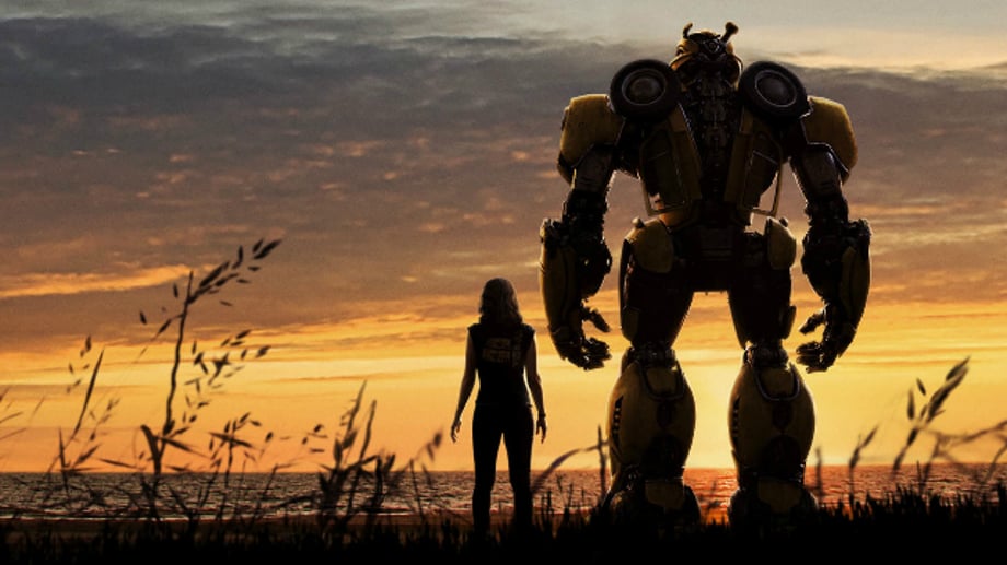 BUMBLEBEE Meets Charlie's Dog "Conan" In This New Still From The Upcoming TRANSFORMERS Spinoff