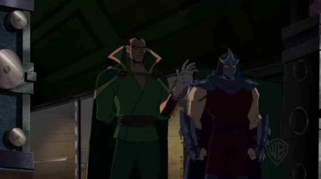 BATMAN VS. TNMT: Ra's Al Ghul And Shredder Meet Gotham's Rogues Gallery In  New Clip From Animated Film