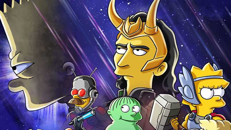 LOKI Star Tom Hiddleston Is Reprising The Character In THE SIMPSONS: THE  GOOD, THE BART, AND THE LOKI
